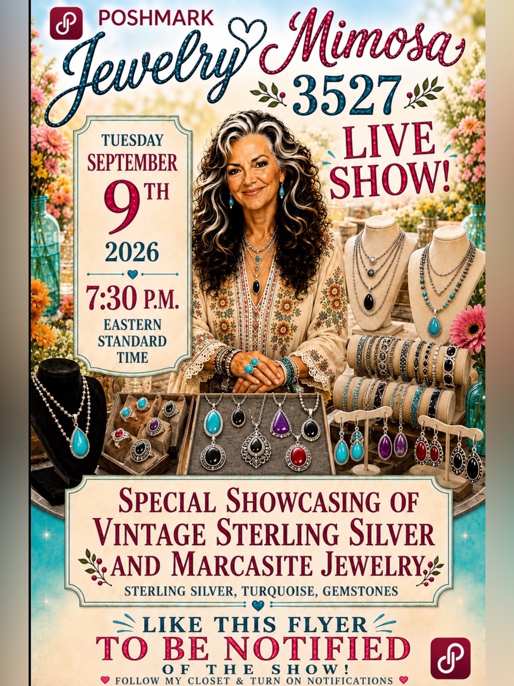 🌻🌻🌻🌻🌻Live show Flyer Sept. 9, 7:30 PM EST! 🌻🌻🌻🌻🌻
